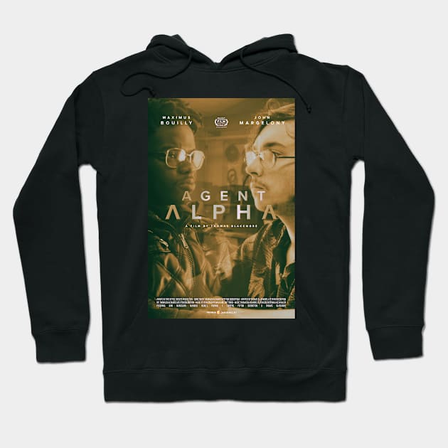 "Agent Alpha" by Thomas Blackmore at ACT School Hoodie by QuietCornerFilmFestival